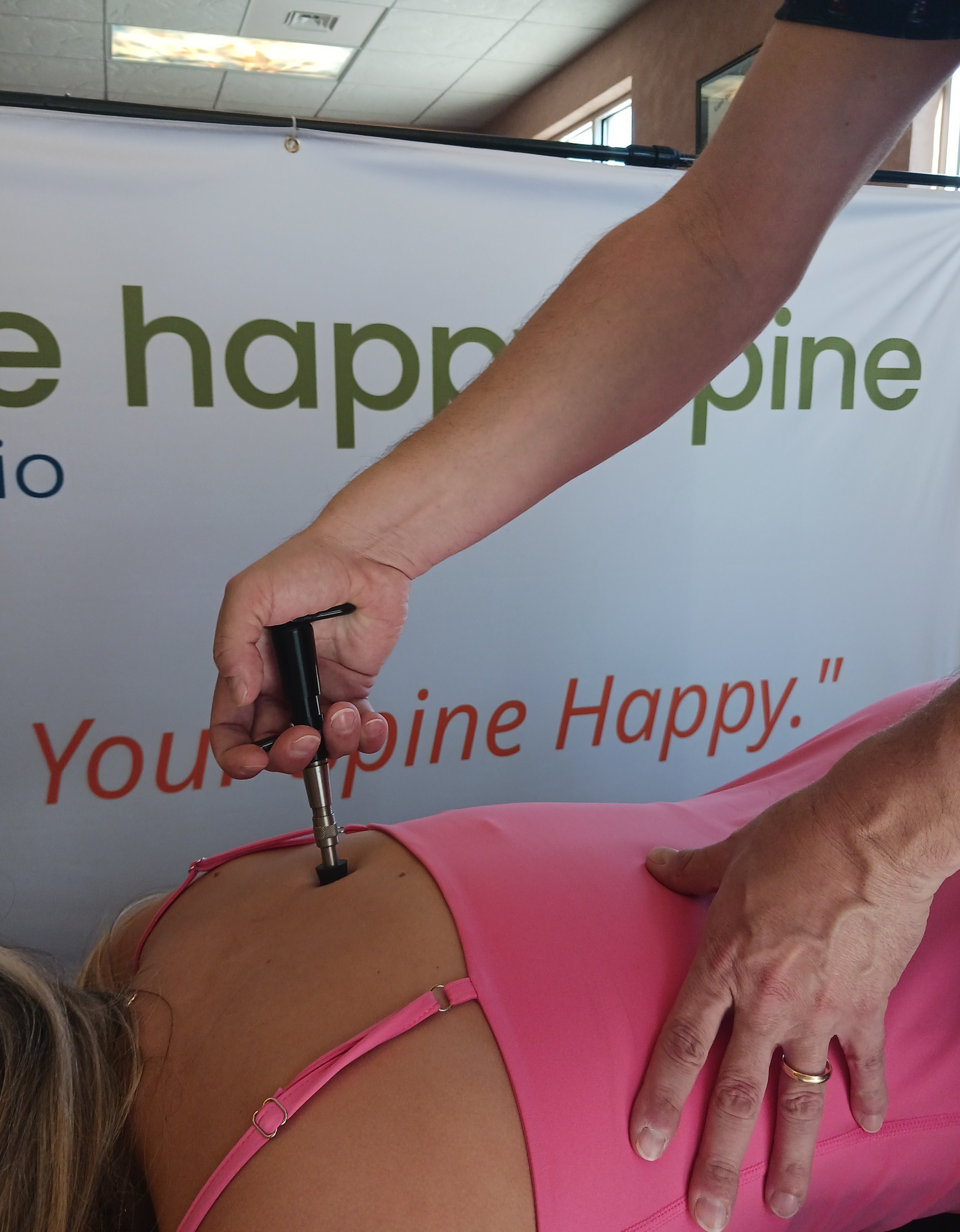 Chiropractic care in action